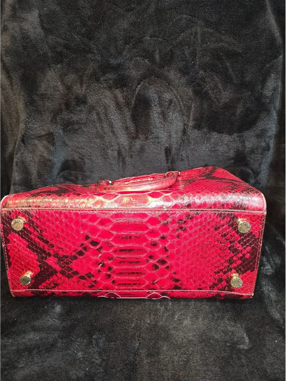89. PROJECT Michael Kors Cinnabar Anaconda Selma tote